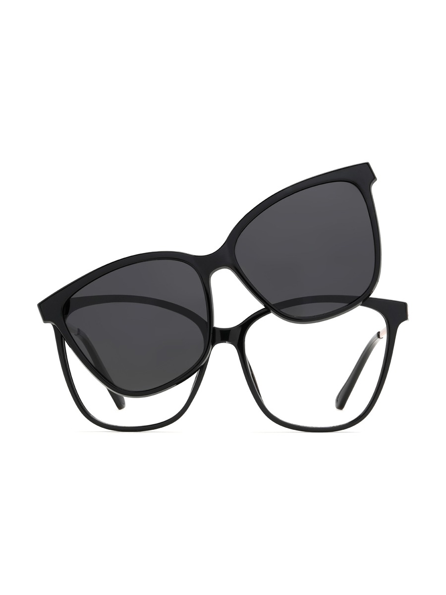 Baird Glasses Cat-eye Clip On - Black