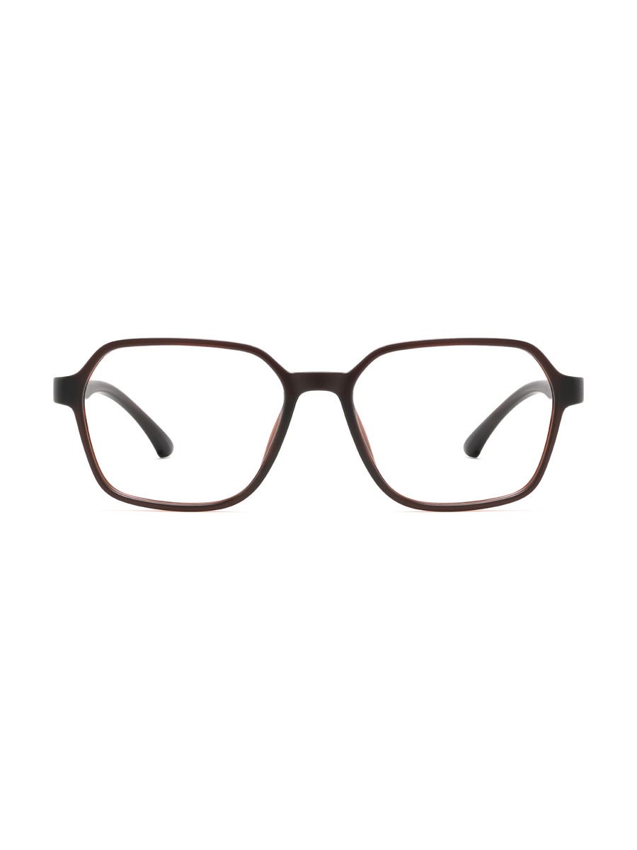 Boggs Glasses Rectangle Eyeglasses - Brown