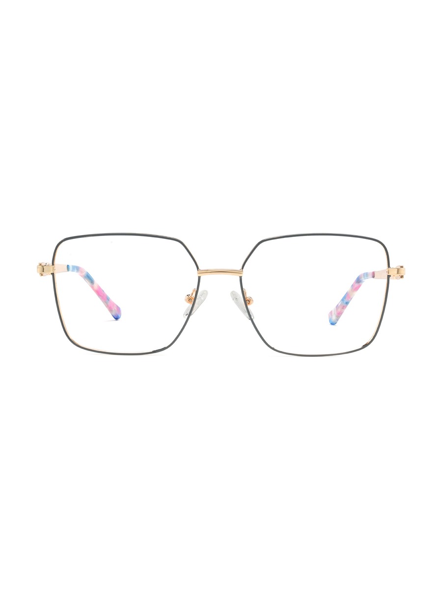 Carmen Glasses Rectangle Eyeglasses - Grey