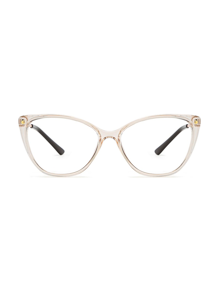 Celebrity Glasses Cat-eye Eyeglasses - Champagne