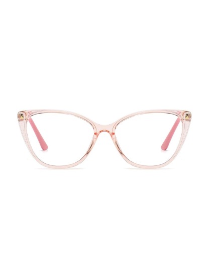 Celebrity Glasses Cat-eye Eyeglasses - Light-Pink