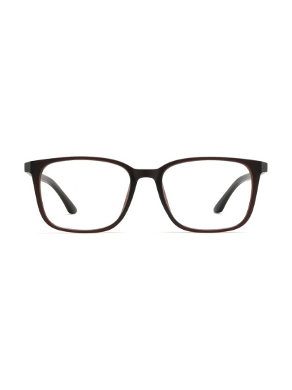 Dalston Glasses Rectangle Eyeglasses - Brown