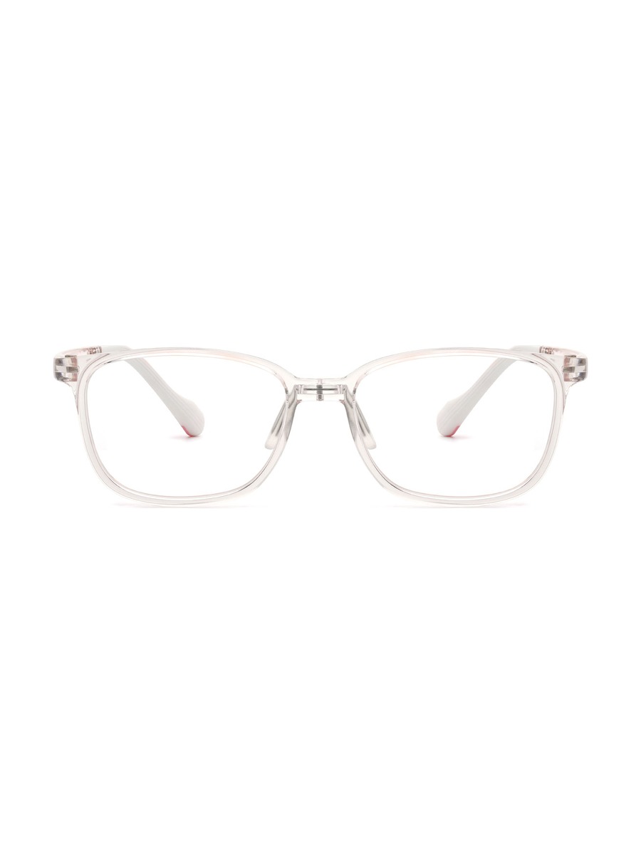 Fareed (Age 7-9) Glasses Rectangle Eyeglasses - Light-Pink