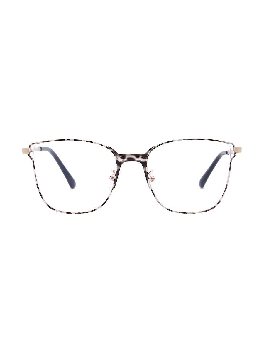Frode Glasses Square Eyeglasses - Milk cow