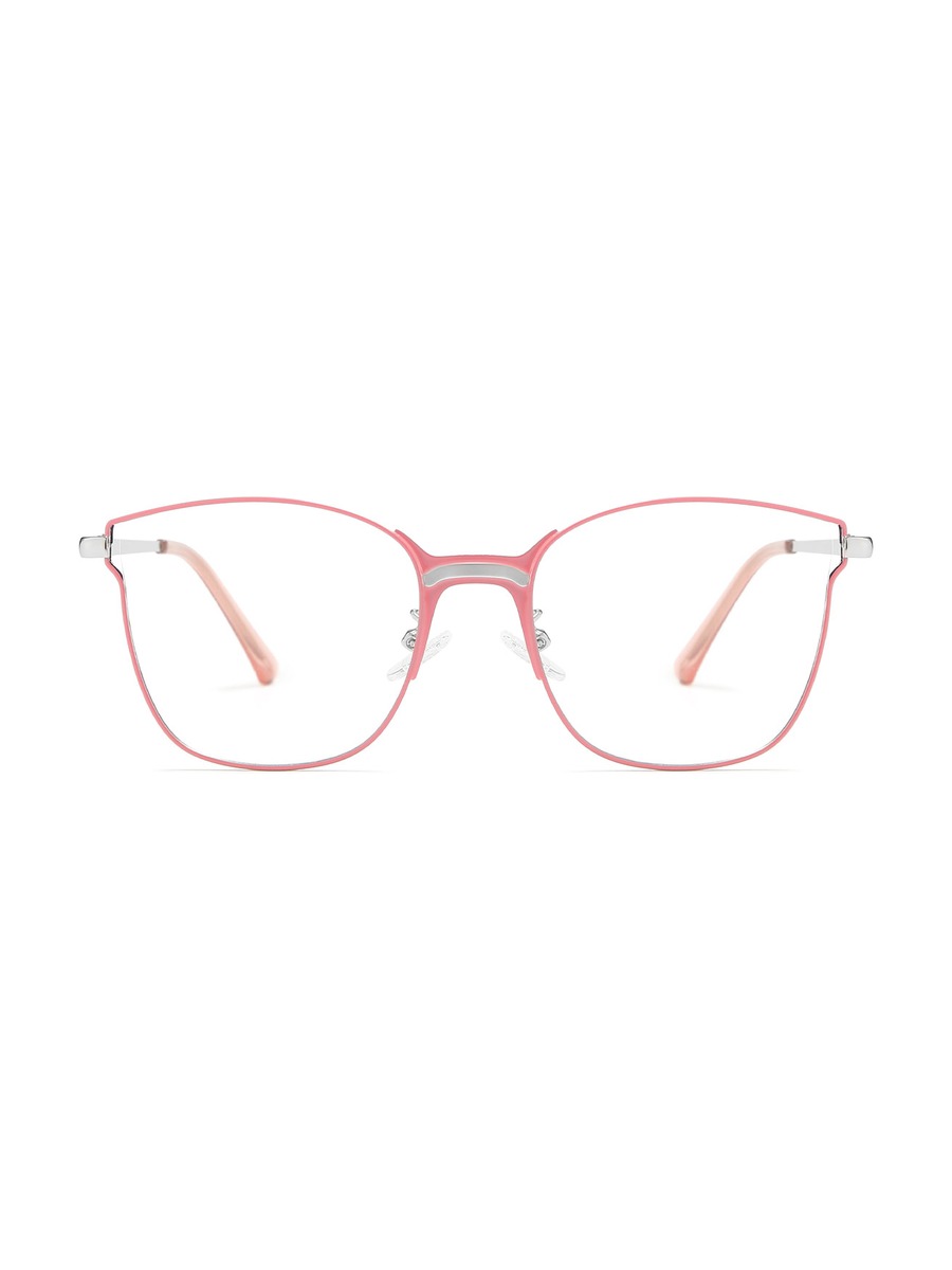 Frode Glasses Square Eyeglasses - Pink