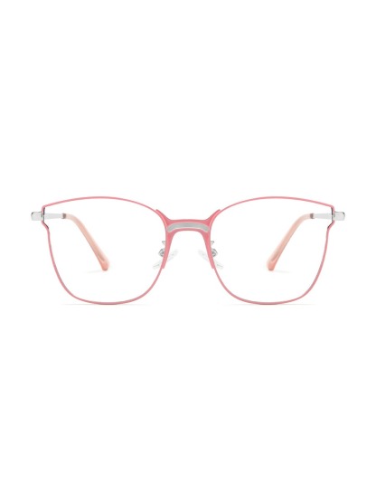 Frode Glasses Square Eyeglasses - Pink