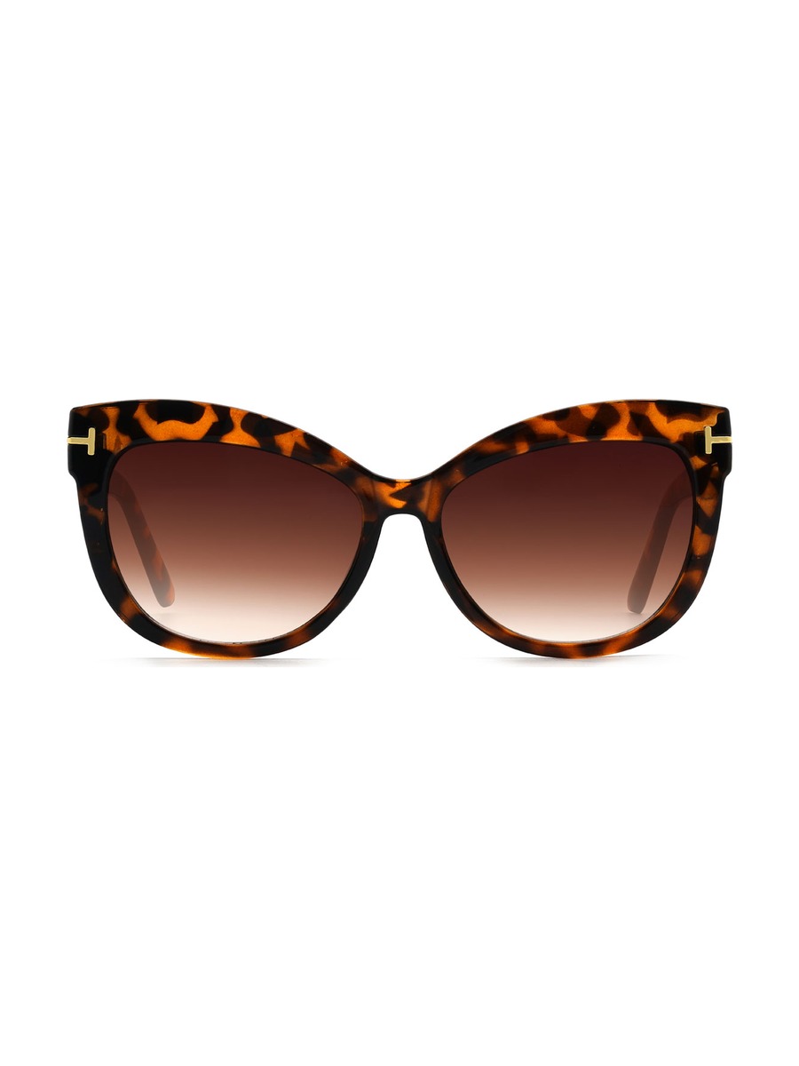 Georgie Glasses Cat-eye Sunglasses - Tortoiseshell/Gradual-Brown