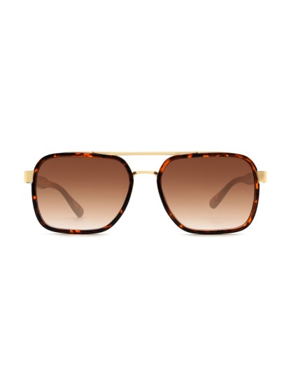 Gracey Glasses Aviator Sunglasses - Tortoiseshell/Gradual-Brown