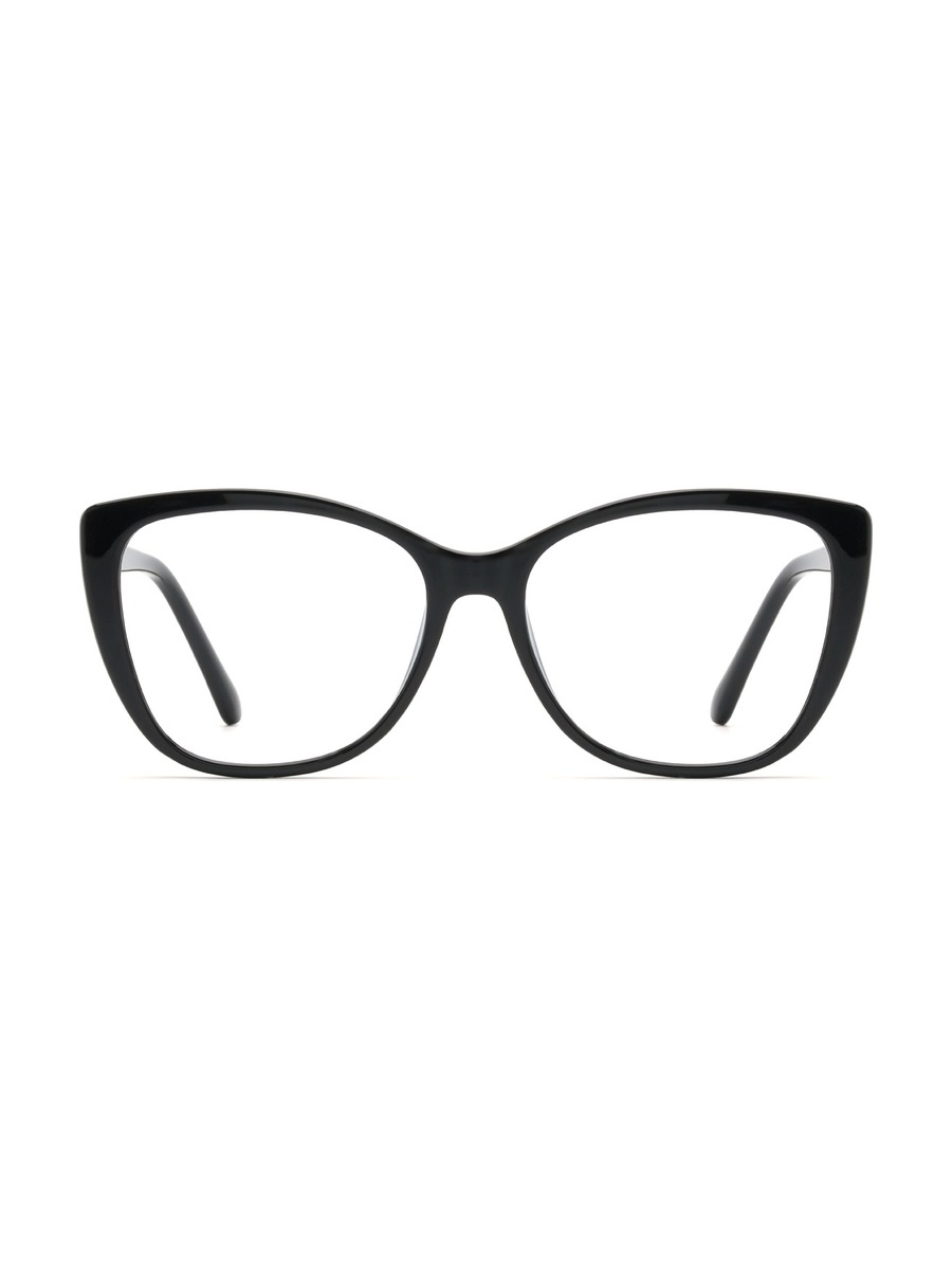 Haidee Glasses Cat-eye Eyeglasses - Black