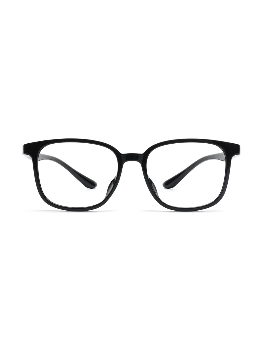 Hamzah (Age 7-9) Glasses Rectangle Eyeglasses - Black