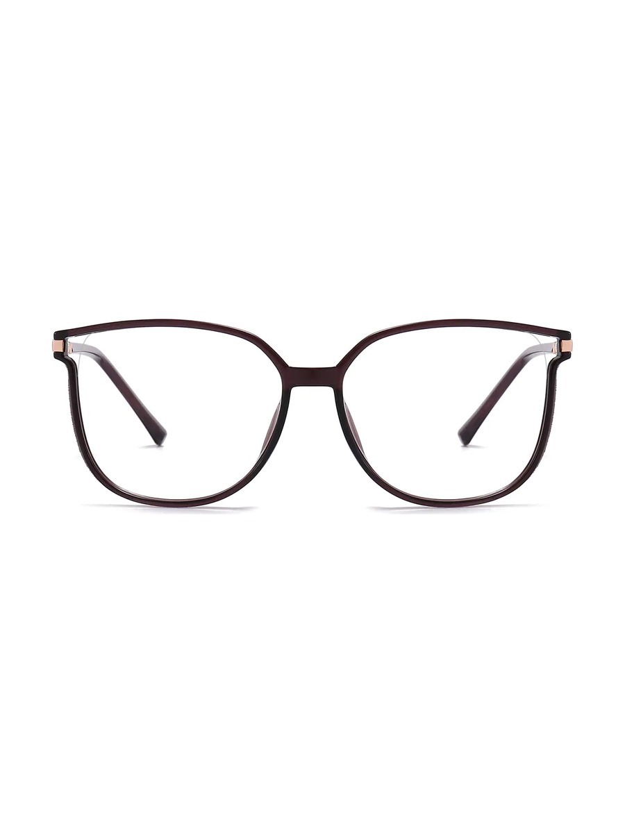 Harmony Glasses Rectangle Eyeglasses - Deep-Purple