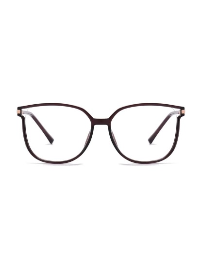 Harmony Glasses Rectangle Eyeglasses - Deep-Purple