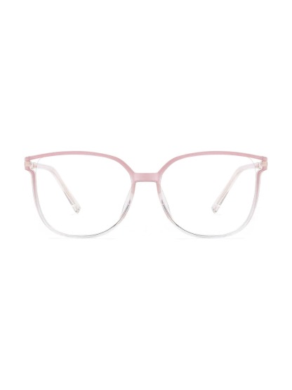 Harmony Glasses Rectangle Eyeglasses - Gradient-Light/Pink