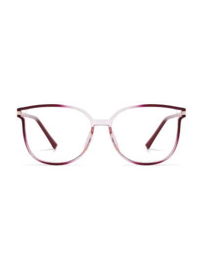 Harmony Glasses Rectangle Eyeglasses - Gradient-Rose/Violet
