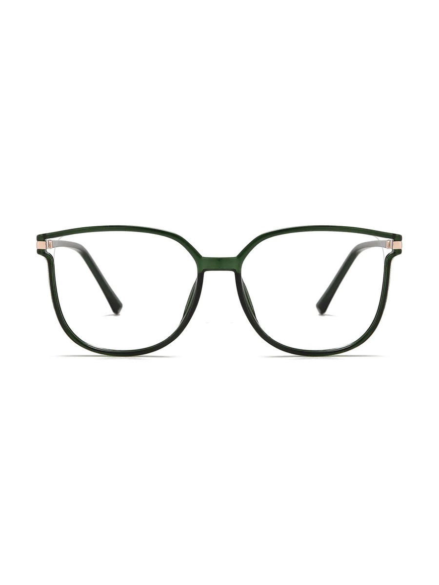 Harmony Glasses Rectangle Eyeglasses - Pine-Green