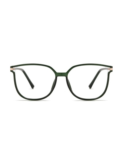 Harmony Glasses Rectangle Eyeglasses - Pine-Green