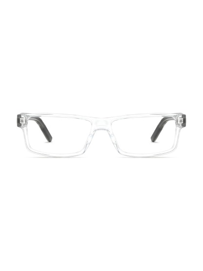 Hezekiah Glasses Rectangle Eyeglasses - Clear