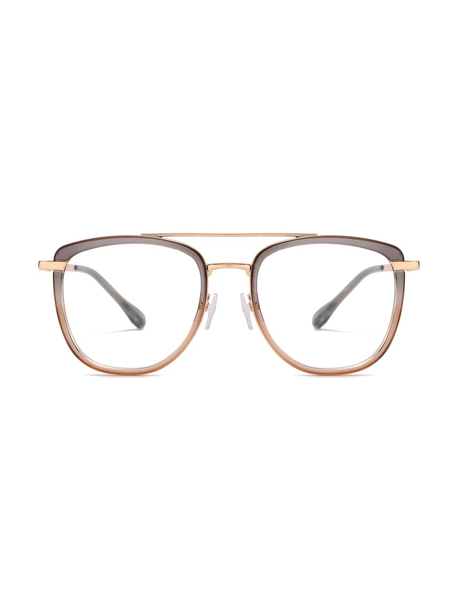 Jayce Glasses Aviator Eyeglasses - Grey-Tawny