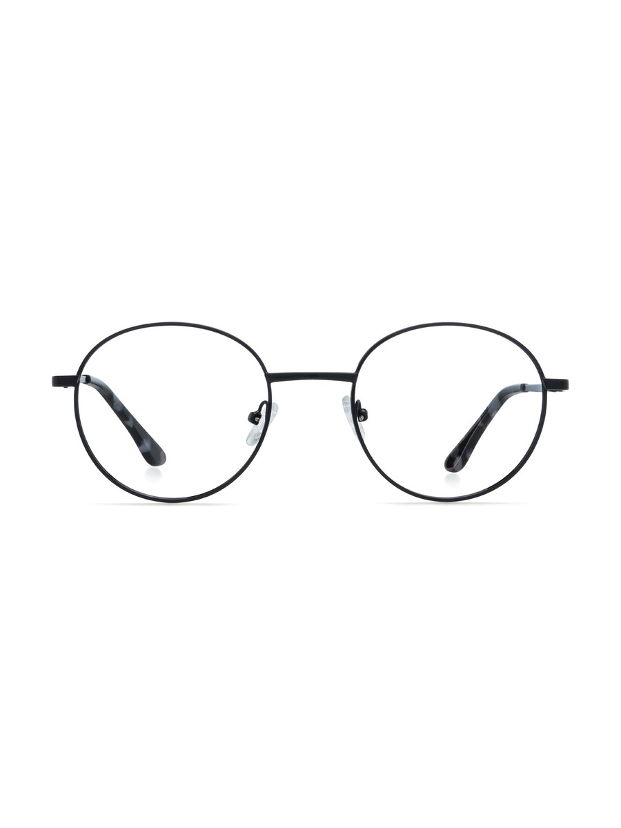 Kaisen Glasses Round Eyeglasses - Black