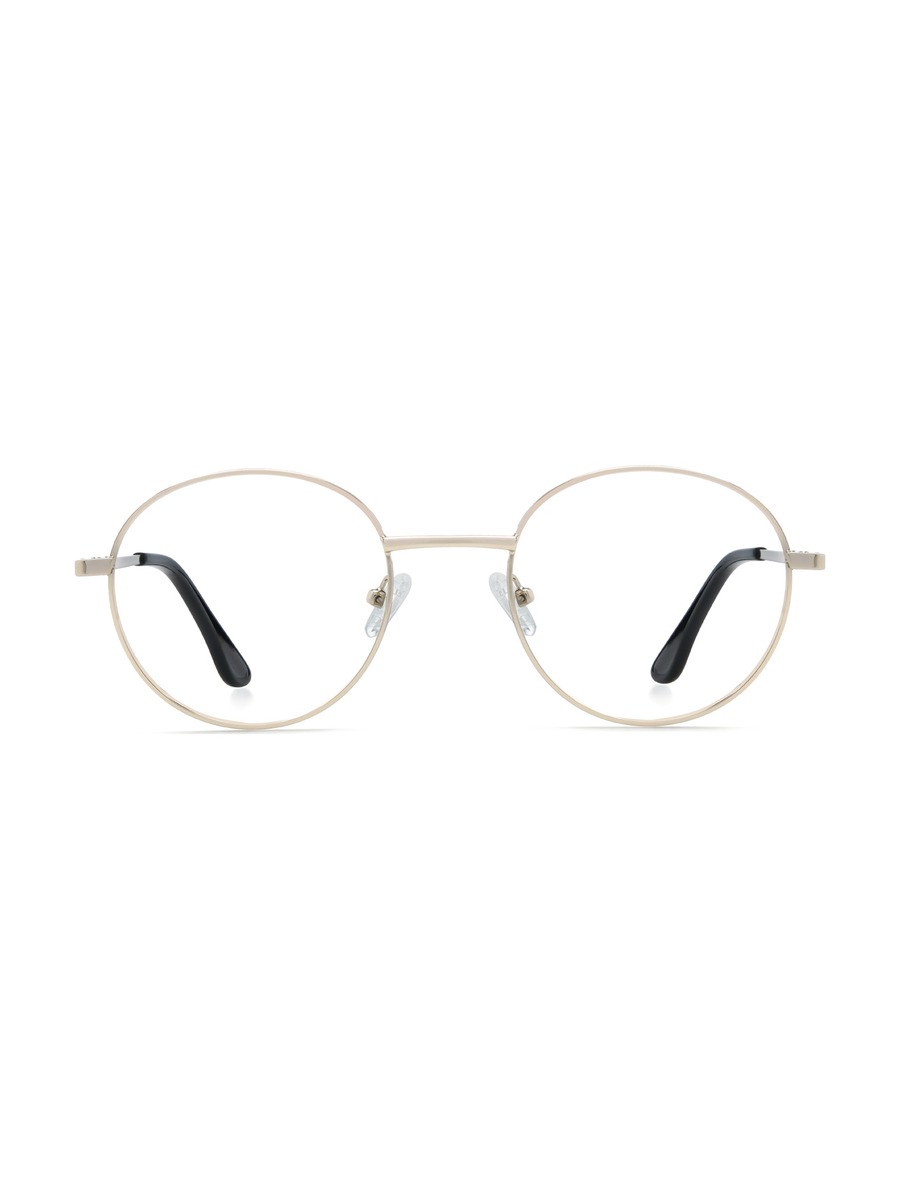 Kaisen Glasses Round Eyeglasses - Gold