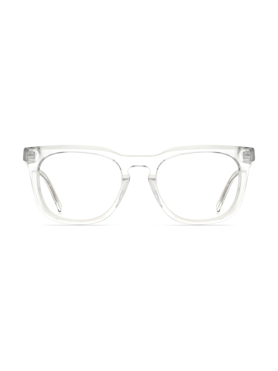 Karam Glasses Rectangle Eyeglasses - Clear