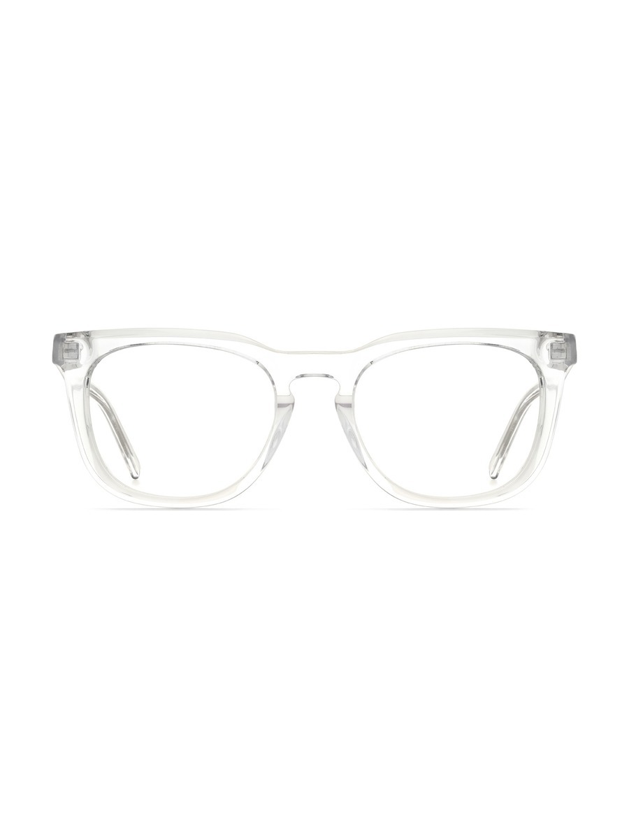 Karam Glasses Rectangle Eyeglasses - Clear