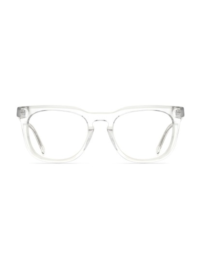 Karam Glasses Rectangle Eyeglasses - Clear