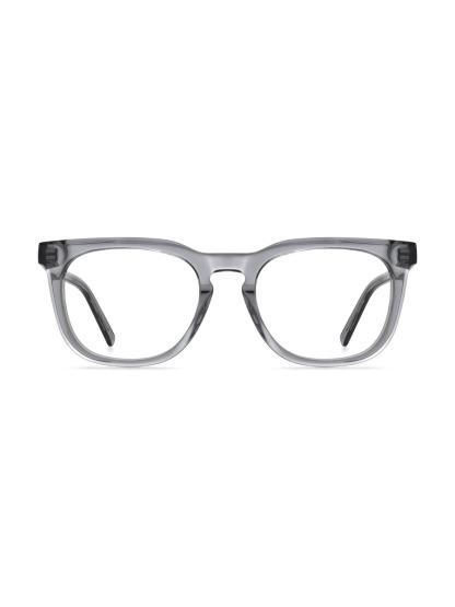 Karam Glasses Rectangle Eyeglasses - Grey