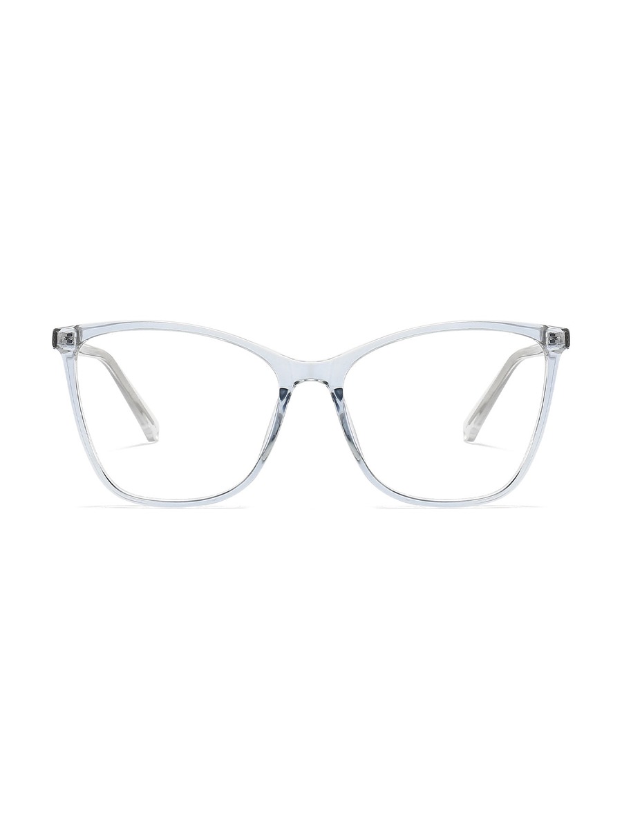 Ligeia Glasses Rectangle Eyeglasses - Light-Blue