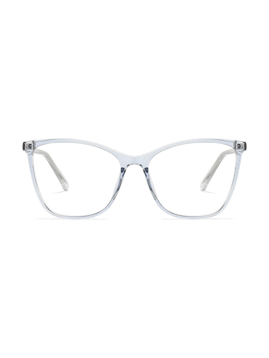 Ligeia Glasses Rectangle Eyeglasses - Light-Blue