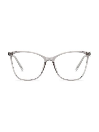 Ligeia Glasses Rectangle Eyeglasses - Light-Grey