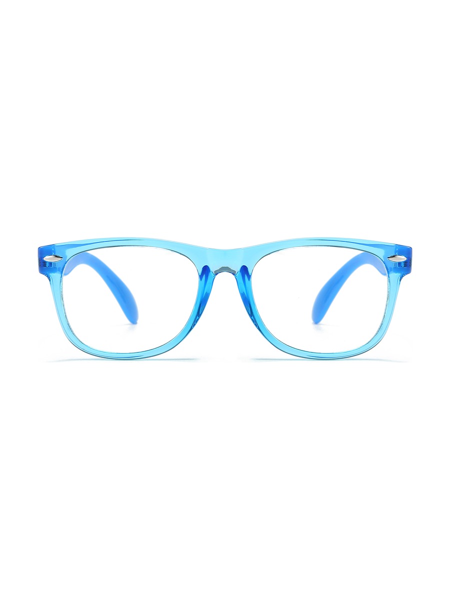 Lillianna (Age 3-6) Glasses Rectangle Eyeglasses - Light/Blue
