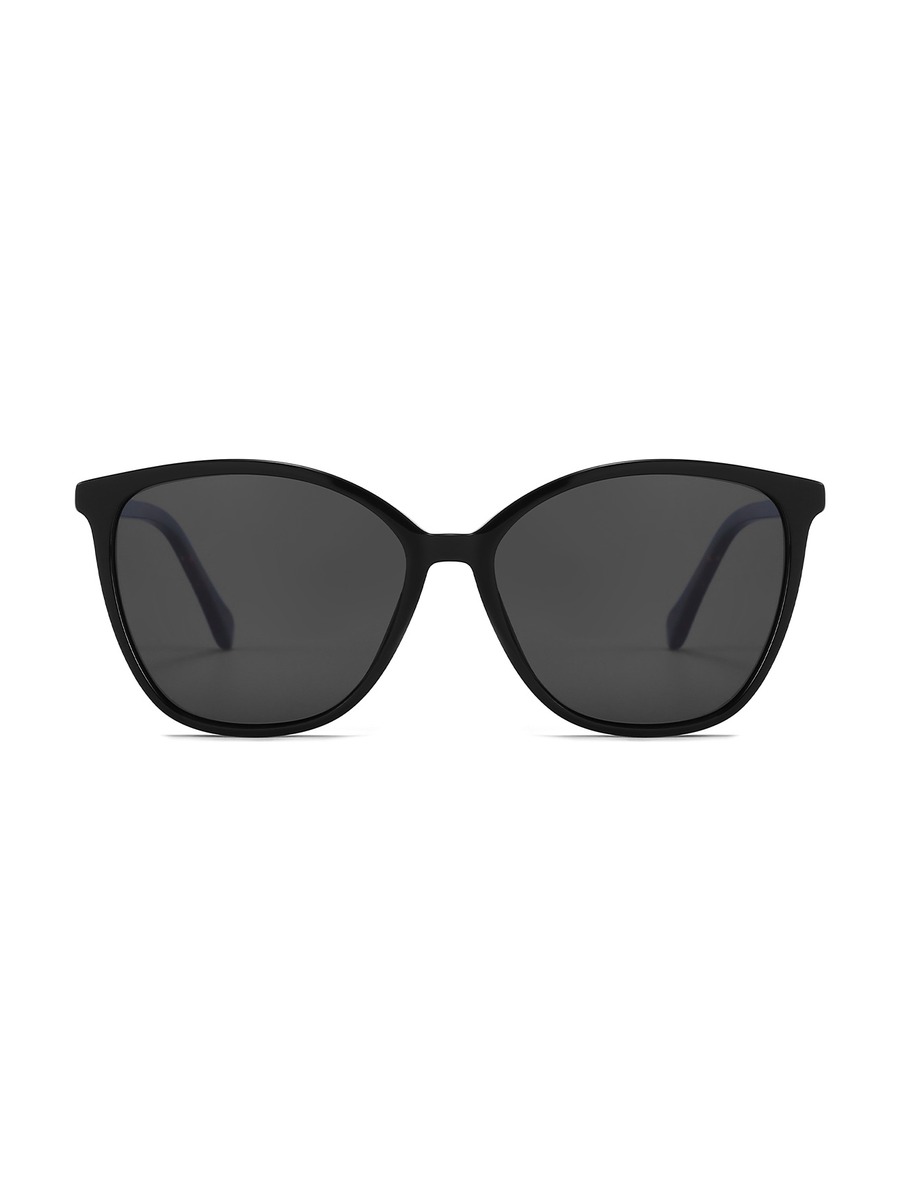 Lynn Glasses Cat-eye Sunglasses - Black/Grey