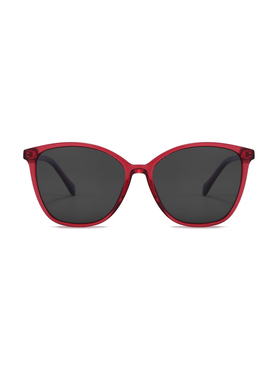 Lynn Glasses Cat-eye Sunglasses - Red/Grey