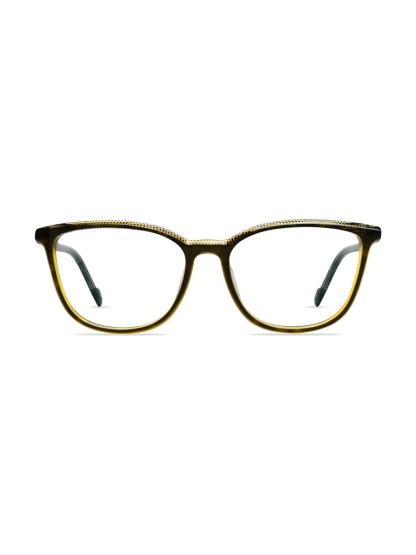 Miller Glasses Rectangle Eyeglasses - Coffee