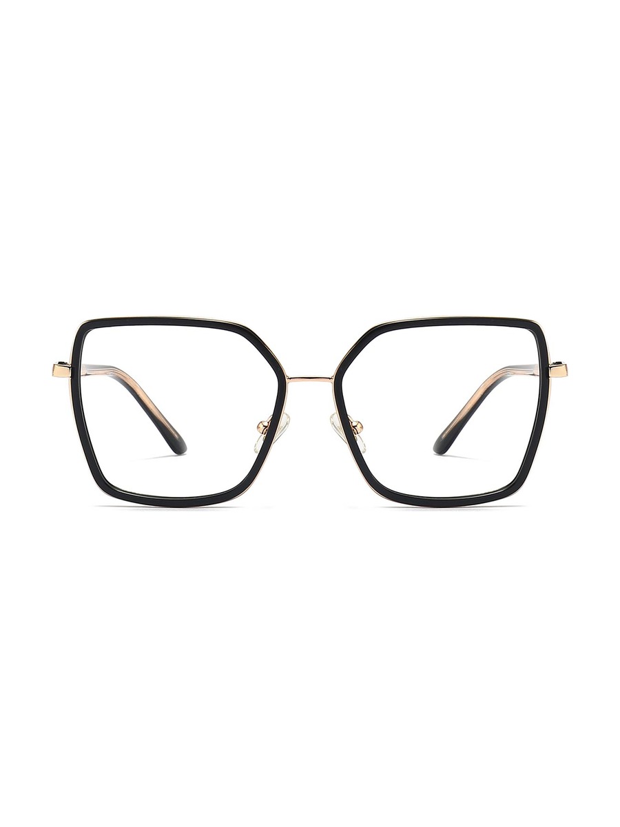 Minda Glasses Square Eyeglasses - Black