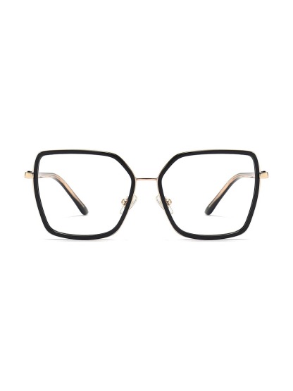 Minda Glasses Square Eyeglasses - Black
