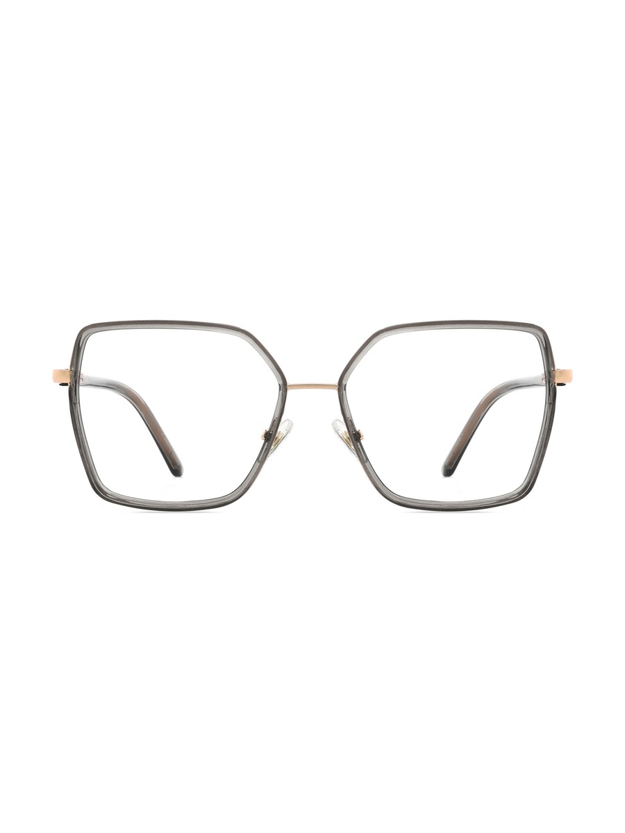 Minda Glasses Square Eyeglasses - Gold-Grey