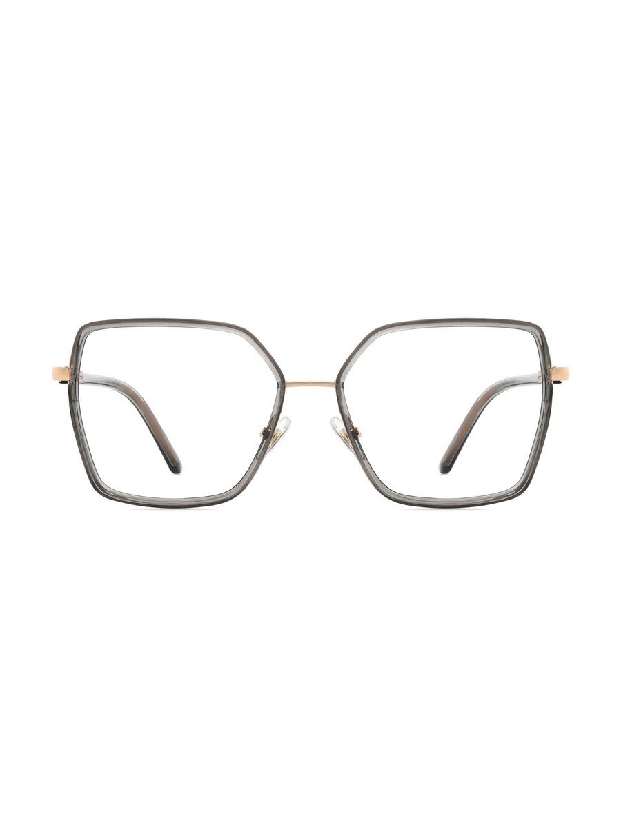 Minda Glasses Square Eyeglasses - Gold-Grey
