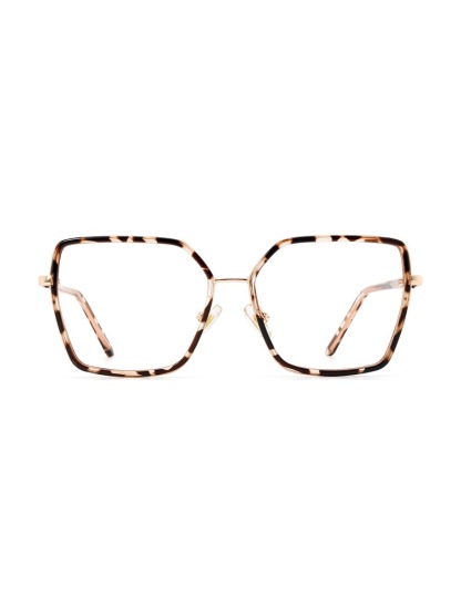 Minda Glasses Square Eyeglasses - Rose/Gold-Tortoiseshell