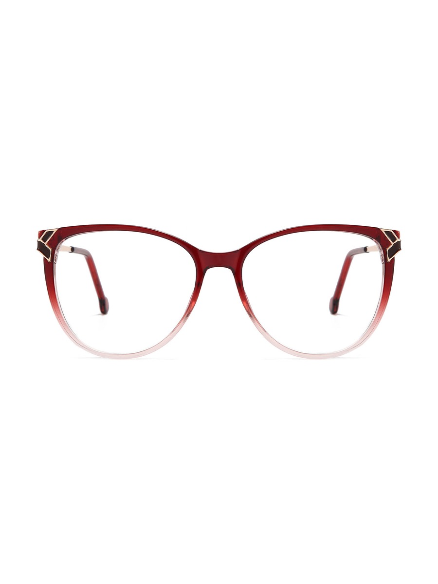 Molly Glasses Cat-eye Eyeglasses - Clear-Wine