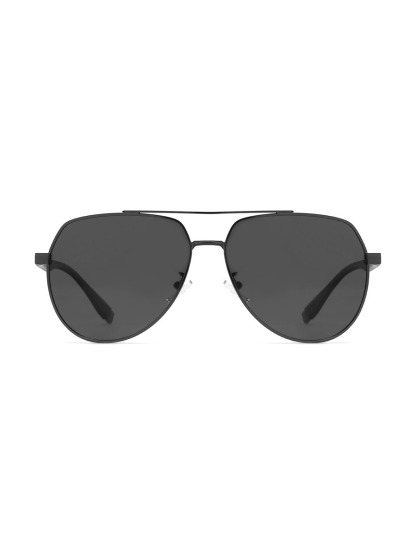 Mortimer Glasses Aviator Sunglasses - Gun/Grey