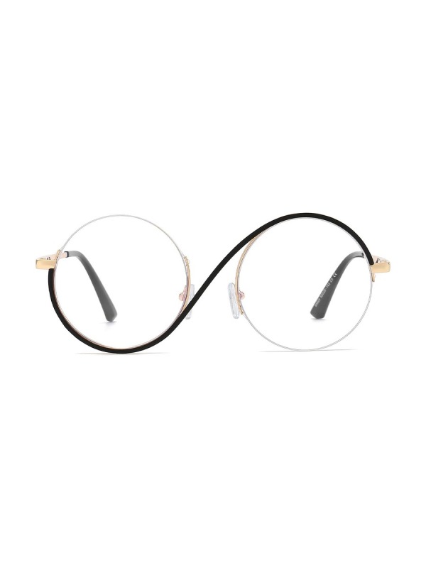 Nevaeh Glasses Round Eyeglasses - Black