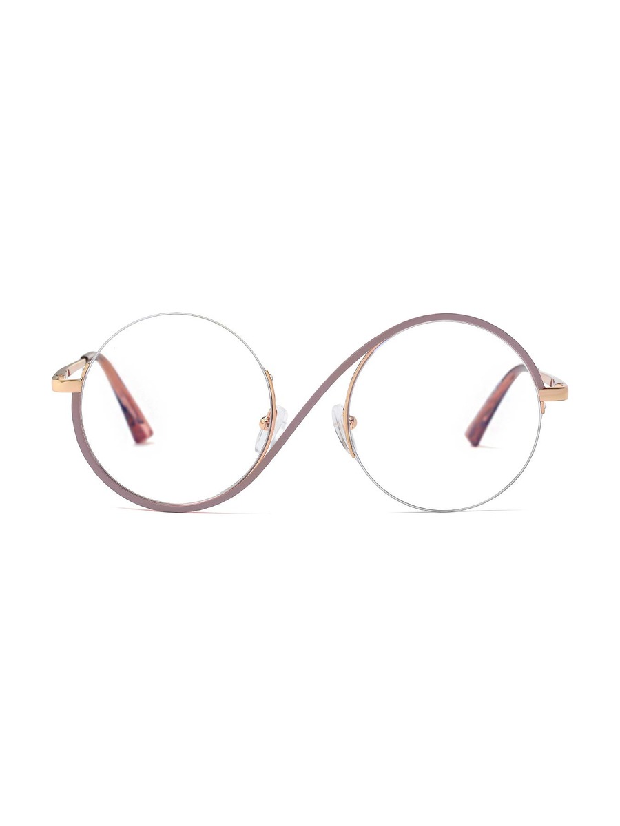 Nevaeh Glasses Round Eyeglasses - Cameo/Brown
