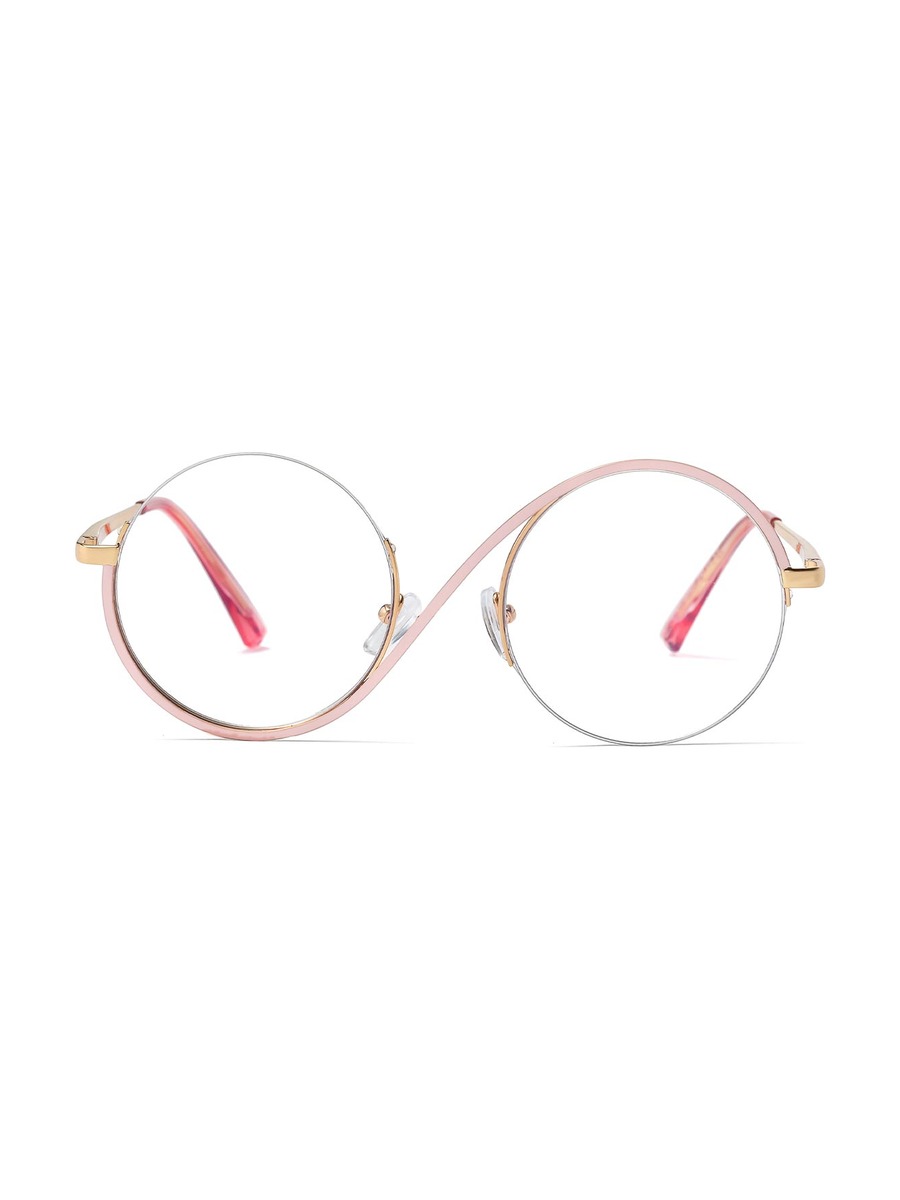 Nevaeh Glasses Round Eyeglasses - Pink