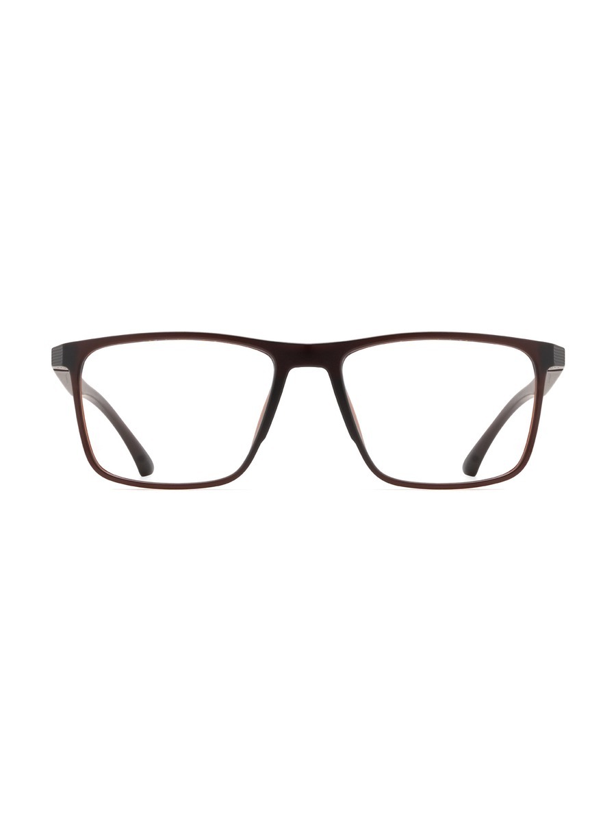 Putney Glasses Rectangle Eyeglasses - Brown