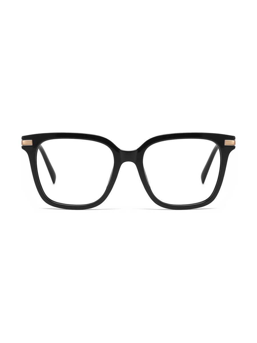 Samuel Glasses Square Eyeglasses - Black