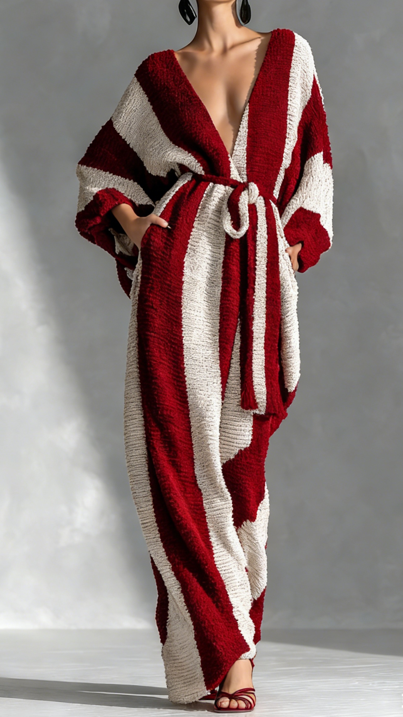 Women's Long Velvet Robe