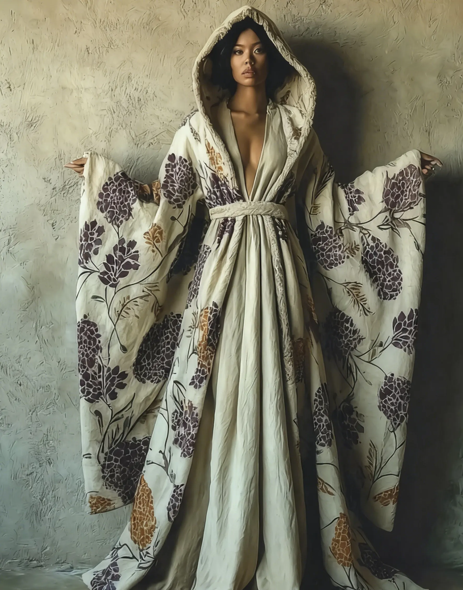 Women's autumn and winter flannel Robe