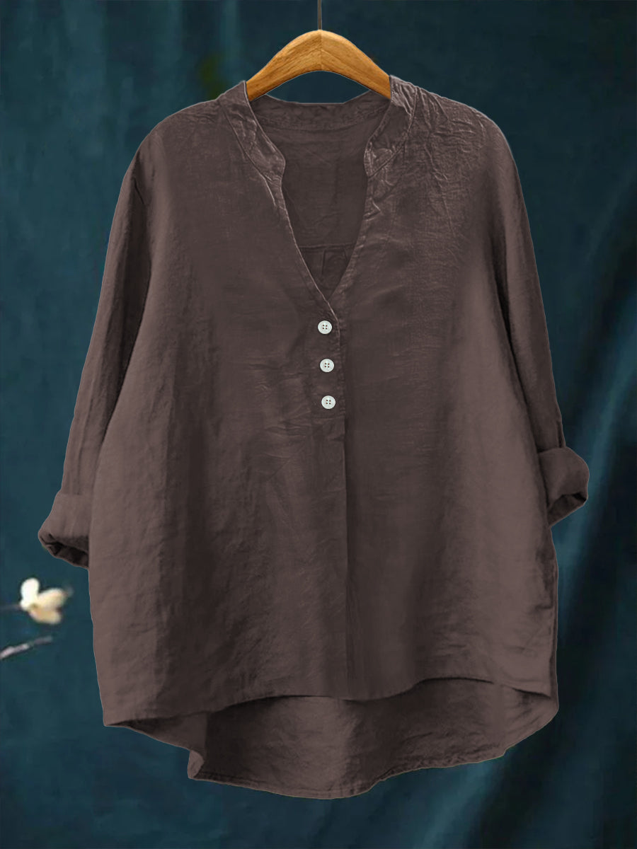 Casual Cotton & Linen Shirt